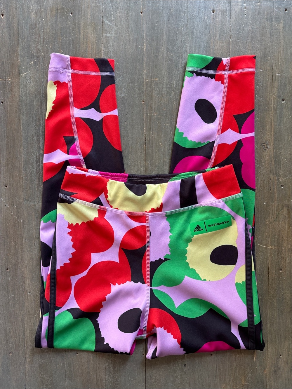 Adidas x Marimekko girl’s active leggings